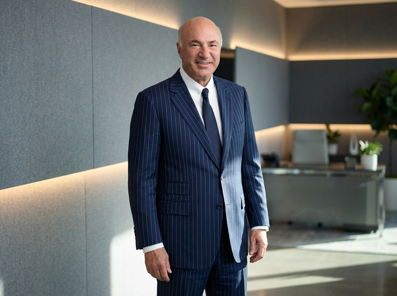 Modern Navy Pinstripe Suit